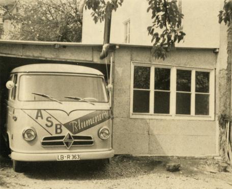 Blumenerde-Fabrik in Neckargröningen (1960)